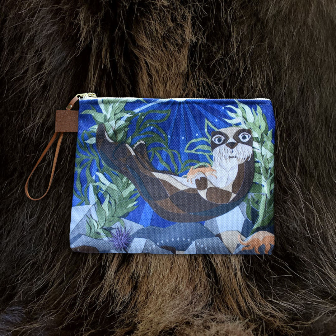 Kelp Forest Kaleidoscope Zipper Bag