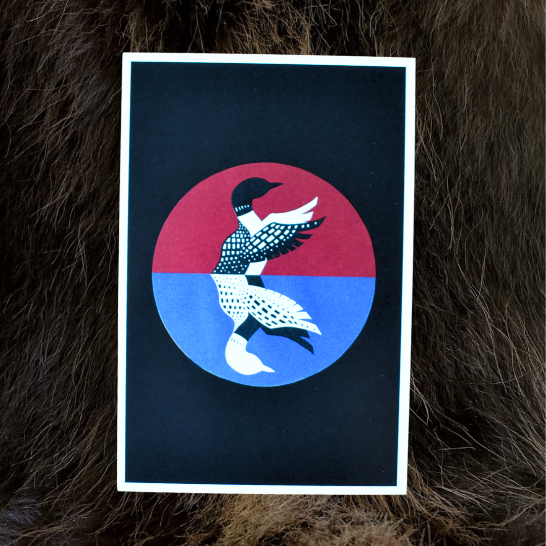 Loon in Reflection Print