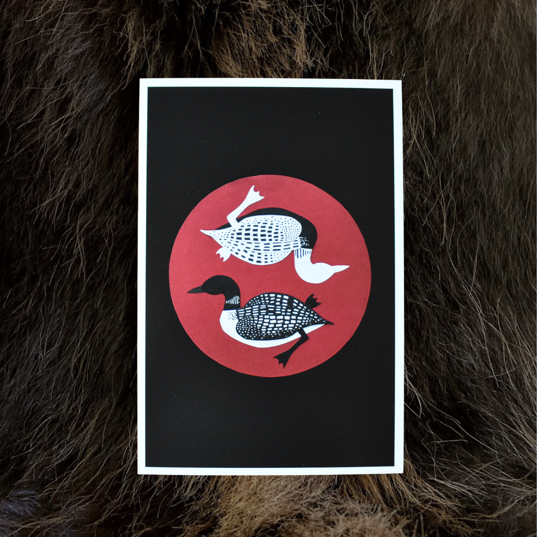 Loons in Balance Print